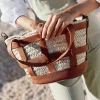 Mujer MICUIR Bolsos Icónicos-Capazo Formentera Cuero