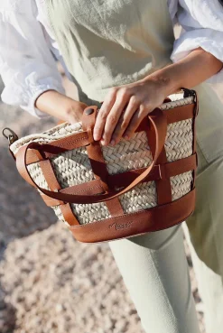 Mujer MICUIR Bolsos Icónicos-Capazo Formentera Cuero