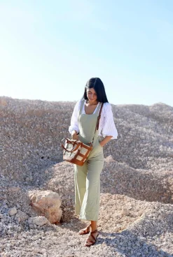 Mujer MICUIR Bolsos Icónicos-Capazo Formentera Cuero
