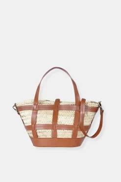 Mujer MICUIR Bolsos Icónicos-Capazo Formentera Cuero
