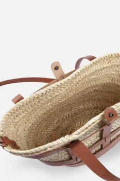 Mujer MICUIR Bolsos Icónicos-Capazo Formentera Cuero