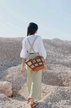 Mujer MICUIR Bolsos Icónicos-Capazo Formentera Cuero