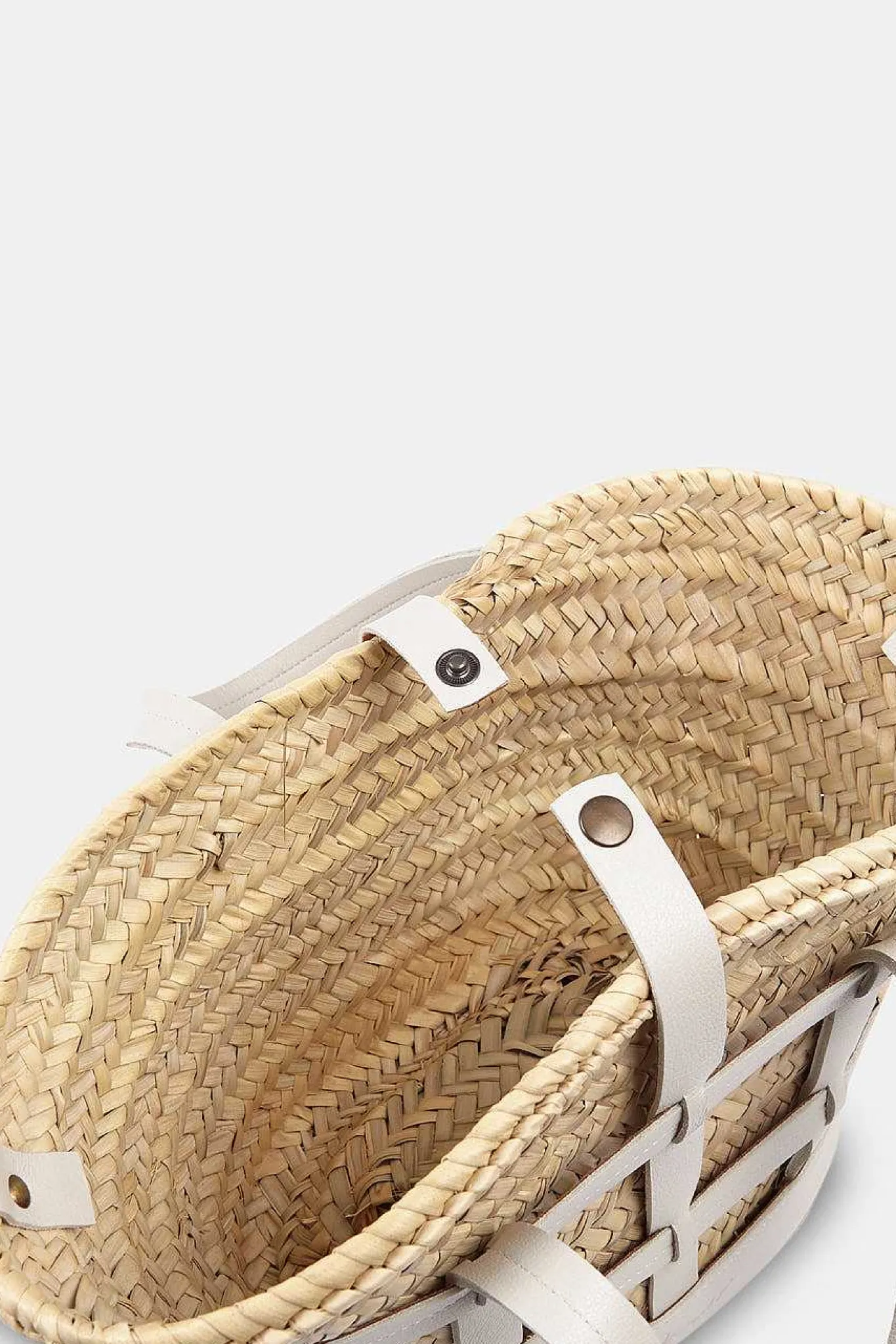 Mujer MICUIR Bolsos Medianos-Capazo Formentera Pequeno Crema