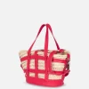 Mujer MICUIR Bolsos Medianos-Capazo Formentera Pequeno Rojo