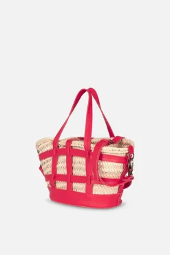 Mujer MICUIR Bolsos Medianos-Capazo Formentera Pequeno Rojo