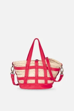 Mujer MICUIR Bolsos Medianos-Capazo Formentera Pequeno Rojo