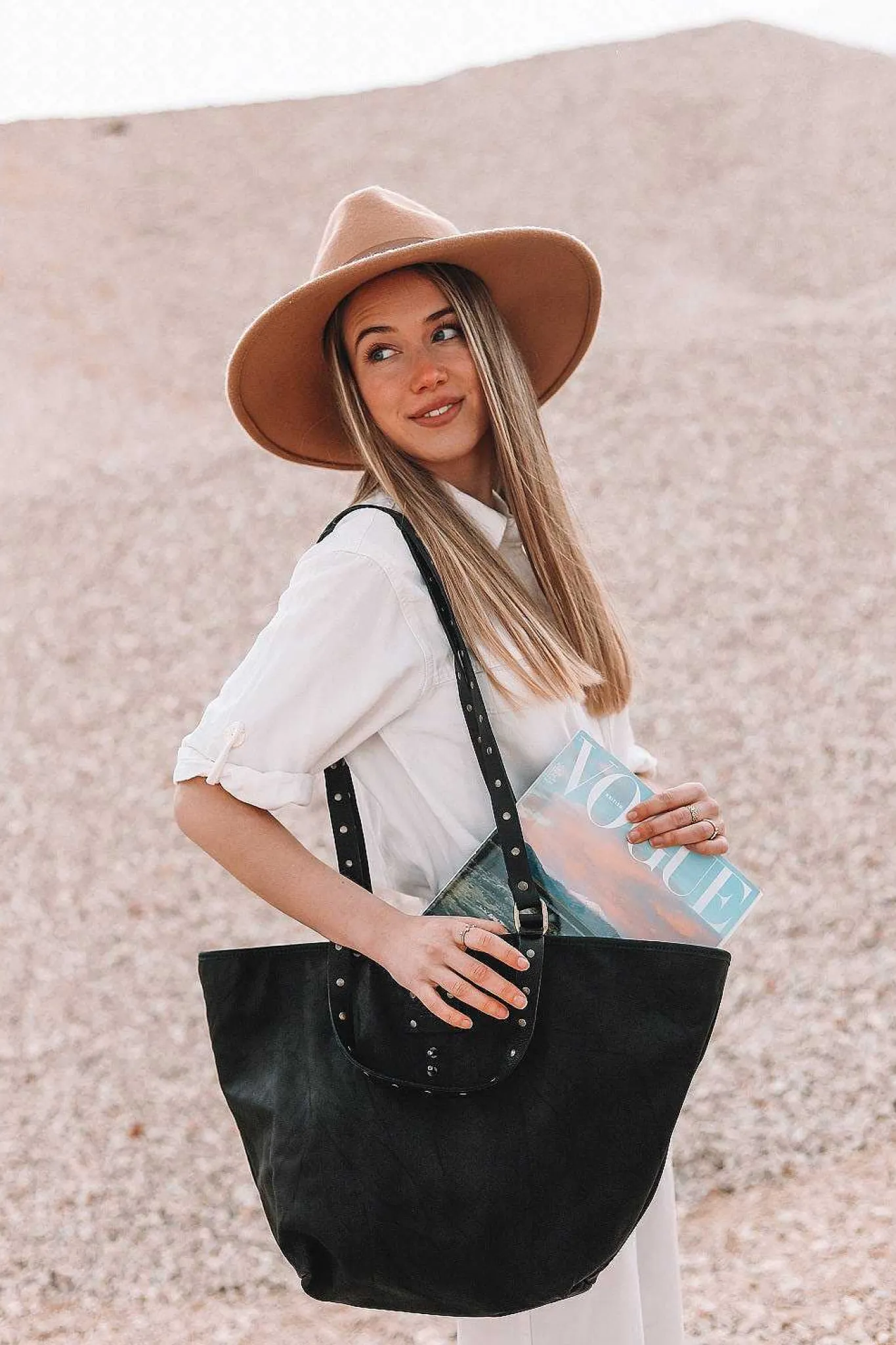 Mujer MICUIR Bolsos Icónicos-Capazo Negro