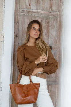 Mujer MICUIR Bolsos Icónicos-Capazo Pequeno Cuero