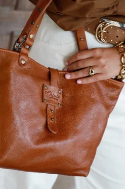 Mujer MICUIR Bolsos Icónicos-Capazo Pequeno Cuero