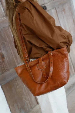 Mujer MICUIR Bolsos Icónicos-Capazo Pequeno Cuero