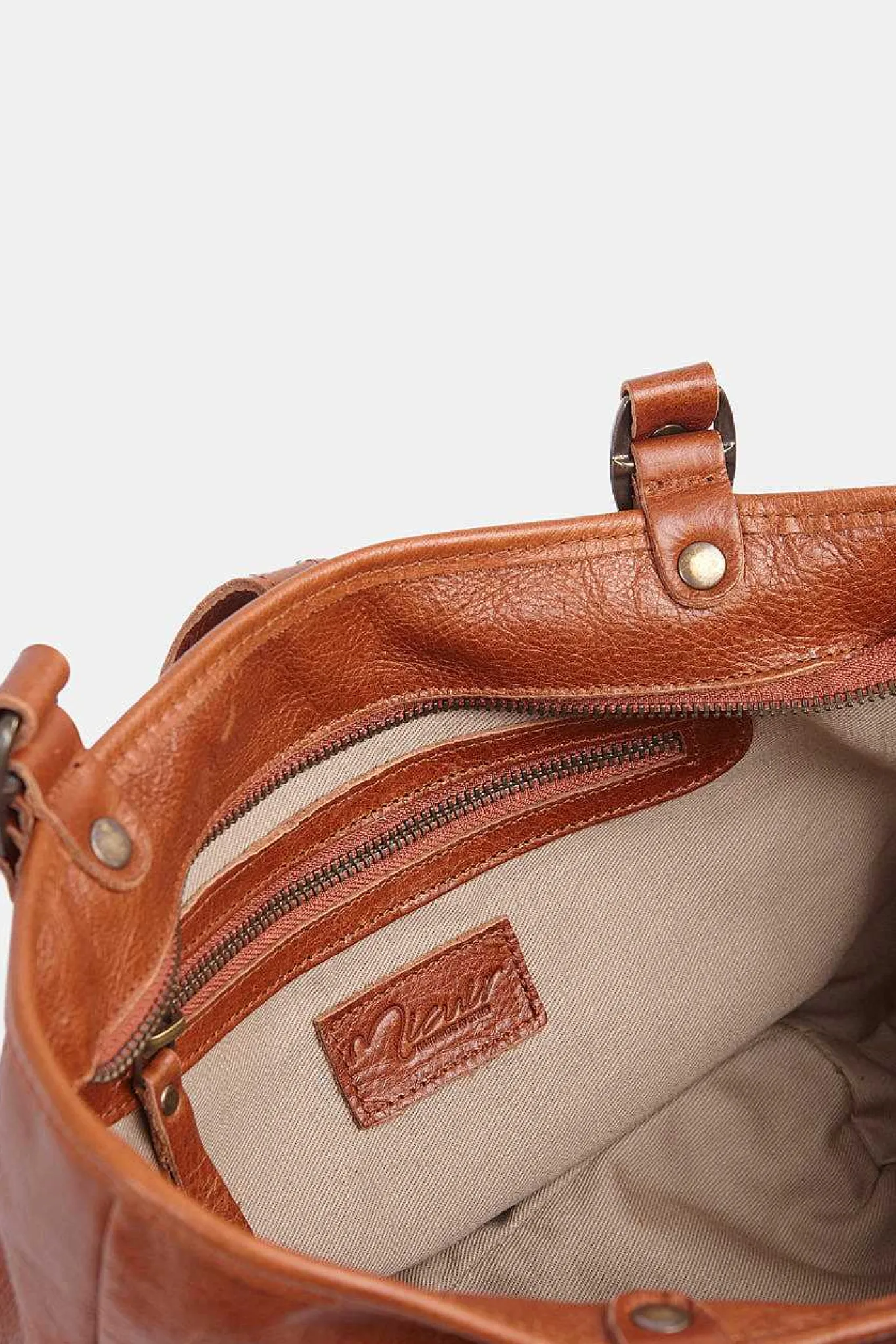 Mujer MICUIR Bolsos Icónicos-Capazo Pequeno Cuero