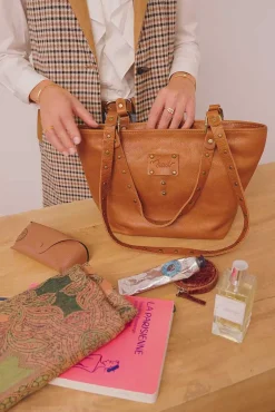 Mujer MICUIR Bolsos Icónicos-Capazo Pequeno Negro