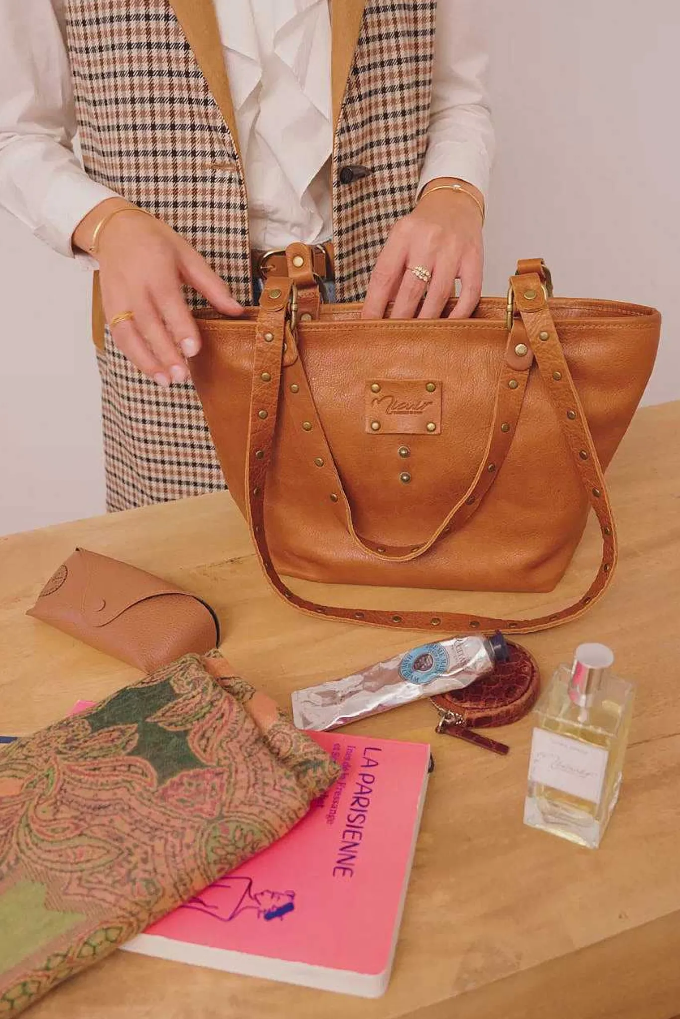Mujer MICUIR Bolsos Icónicos-Capazo Pequeno Negro