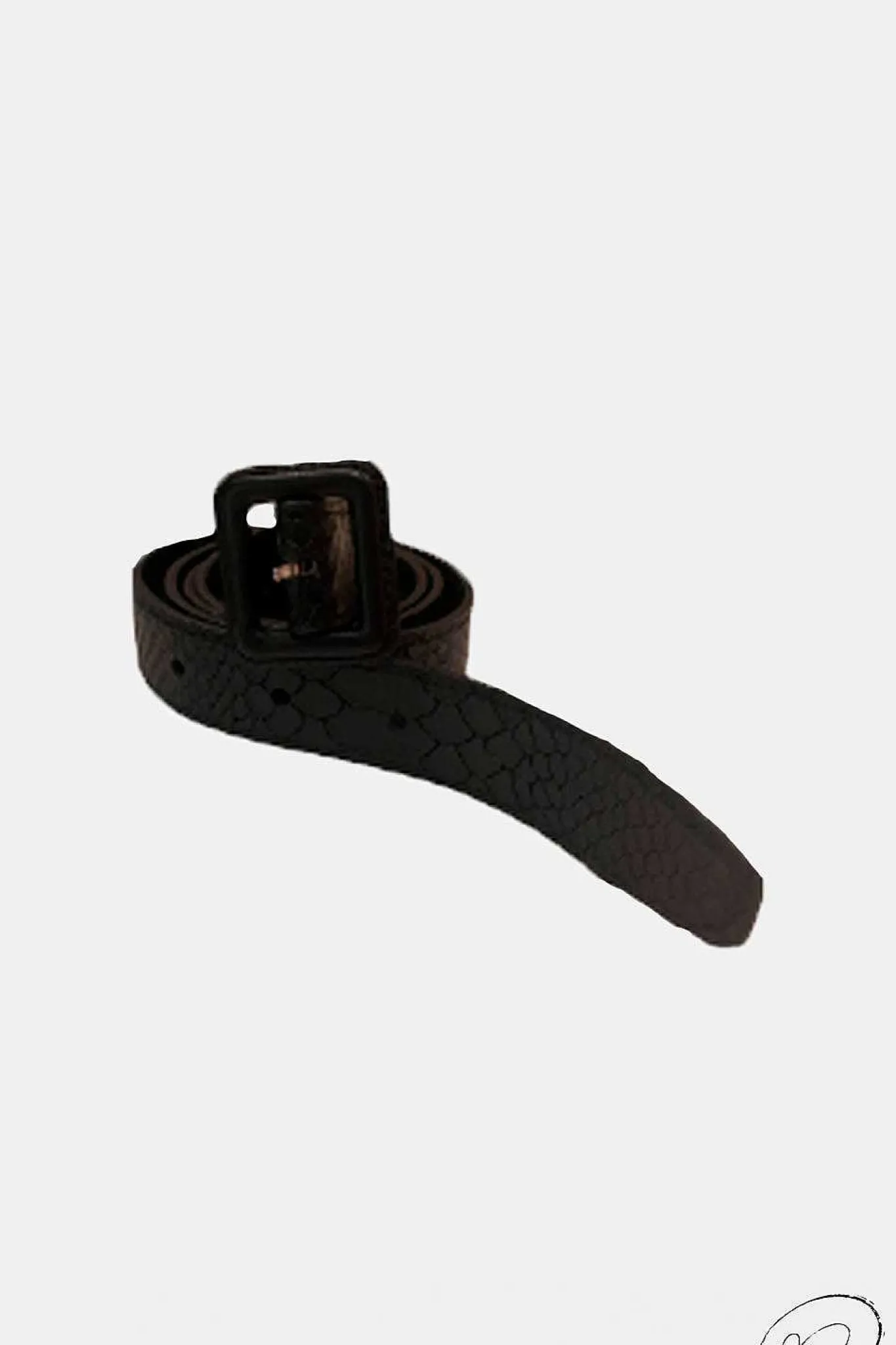 Mujer MICUIR Cinturones-Cinturon Anita Snake Negro