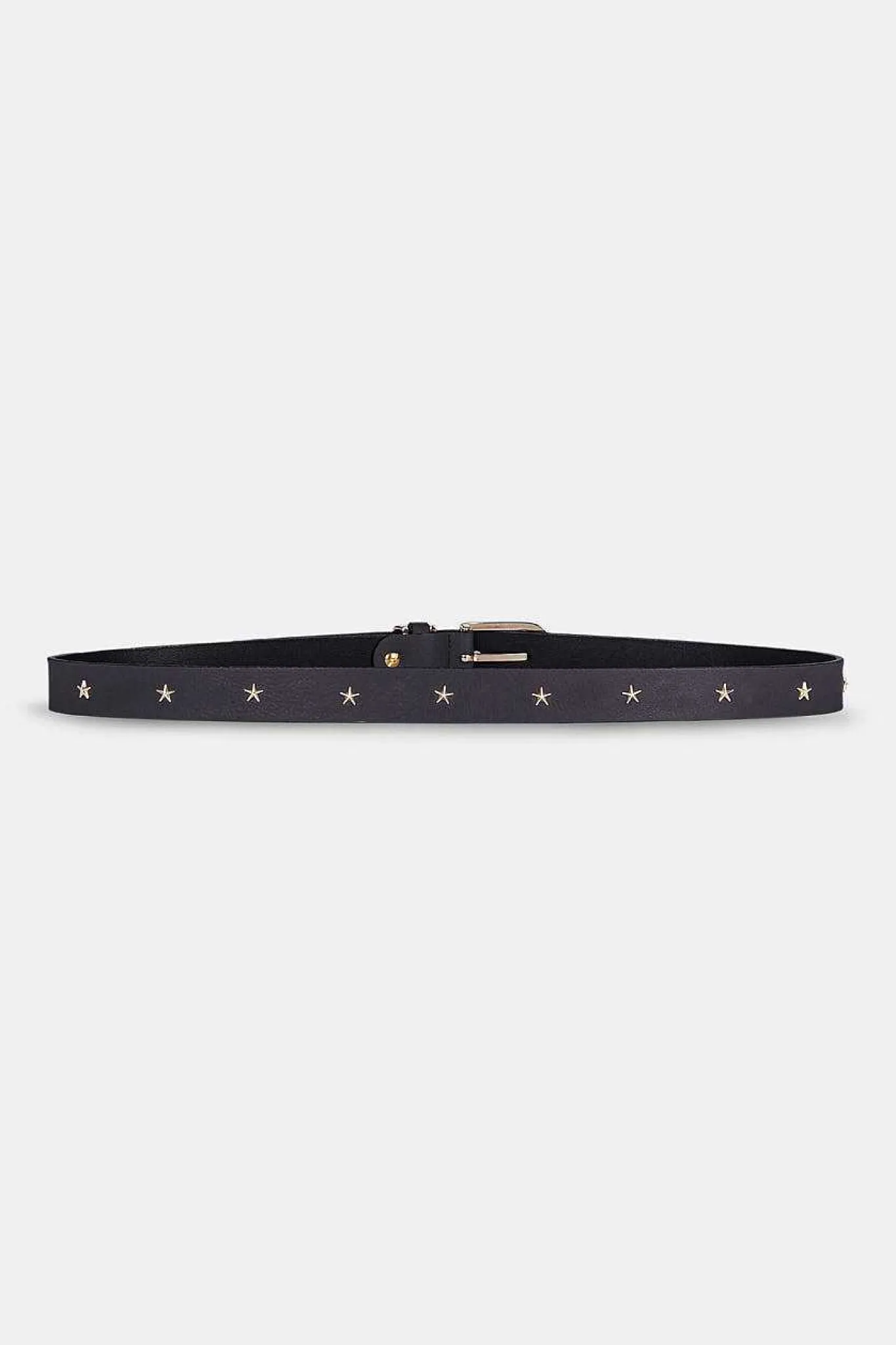 Mujer MICUIR Cinturones-Cinturon Fino Stars Negro