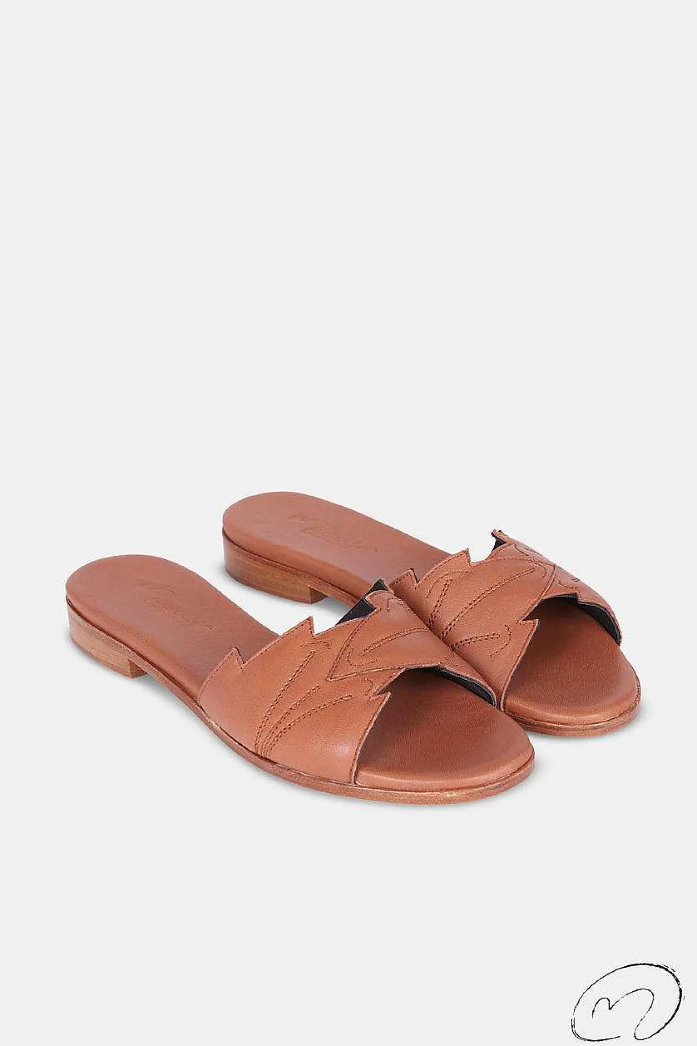 Mujer MICUIR Sandalias Planas-Cleo Cuero 2Cm