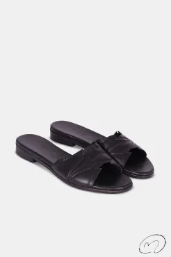 Mujer MICUIR Sandalias Planas-Cleo Negro 2Cm