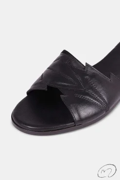 Mujer MICUIR Sandalias Planas-Cleo Negro 2Cm
