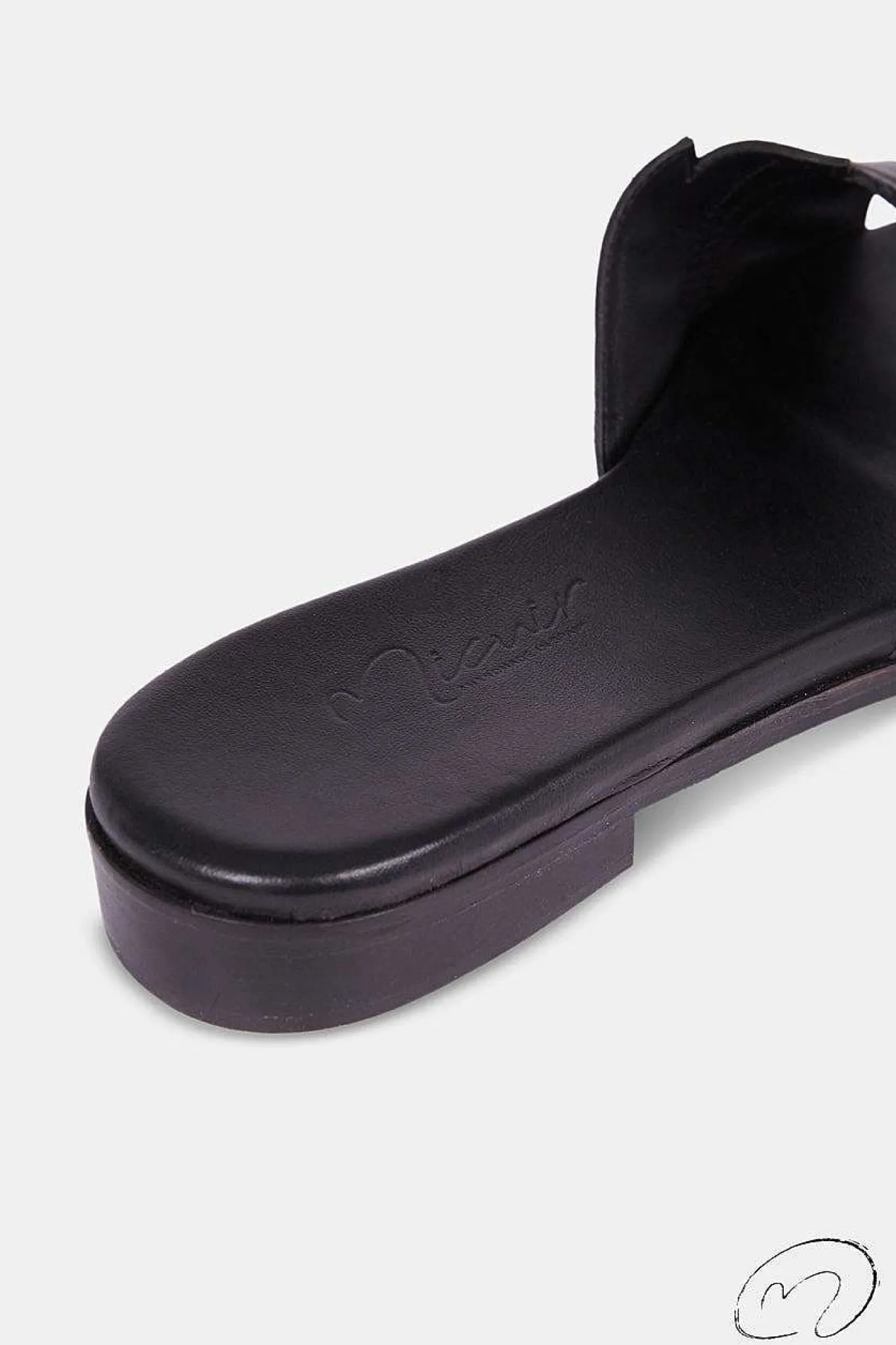 Mujer MICUIR Sandalias Planas-Cleo Negro 2Cm