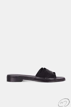 Mujer MICUIR Sandalias Planas-Cleo Negro 2Cm