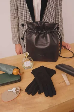 Mujer MICUIR Bolsos Medianos-Emanuelle Bag Negro
