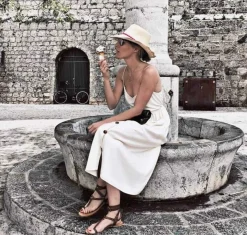 Mujer MICUIR Esclavas-Esclavas Cuero