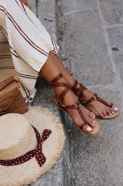 Mujer MICUIR Esclavas-Esclavas Cuero
