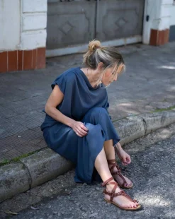 Mujer MICUIR Esclavas-Esclavas Cuero