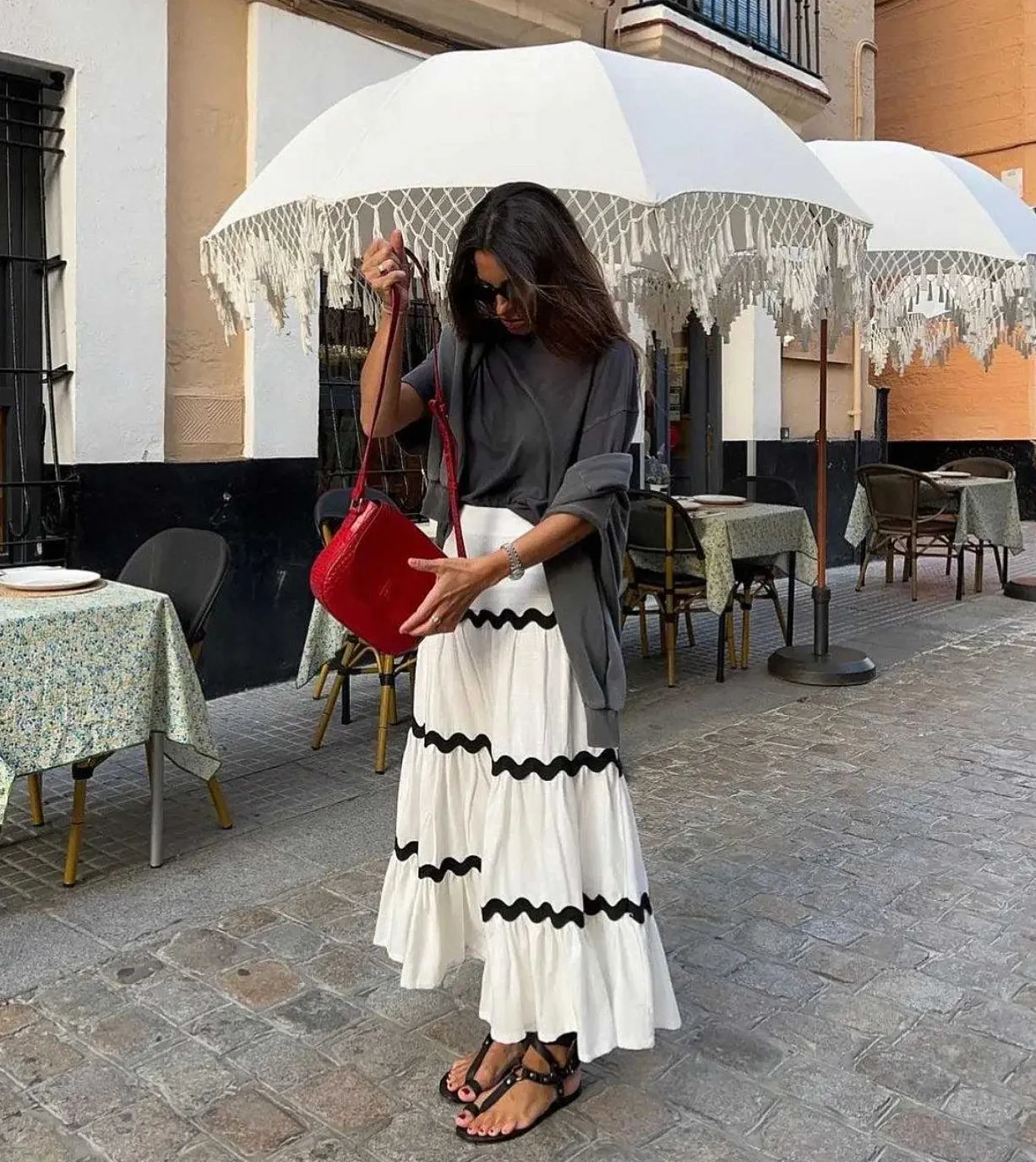 Mujer MICUIR Esclavas-Esclavas Negro