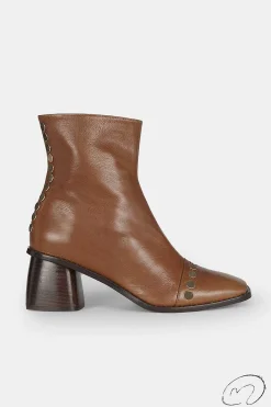 Mujer MICUIR Botines De Tacón-Filipa Boots Cuero 6Cm