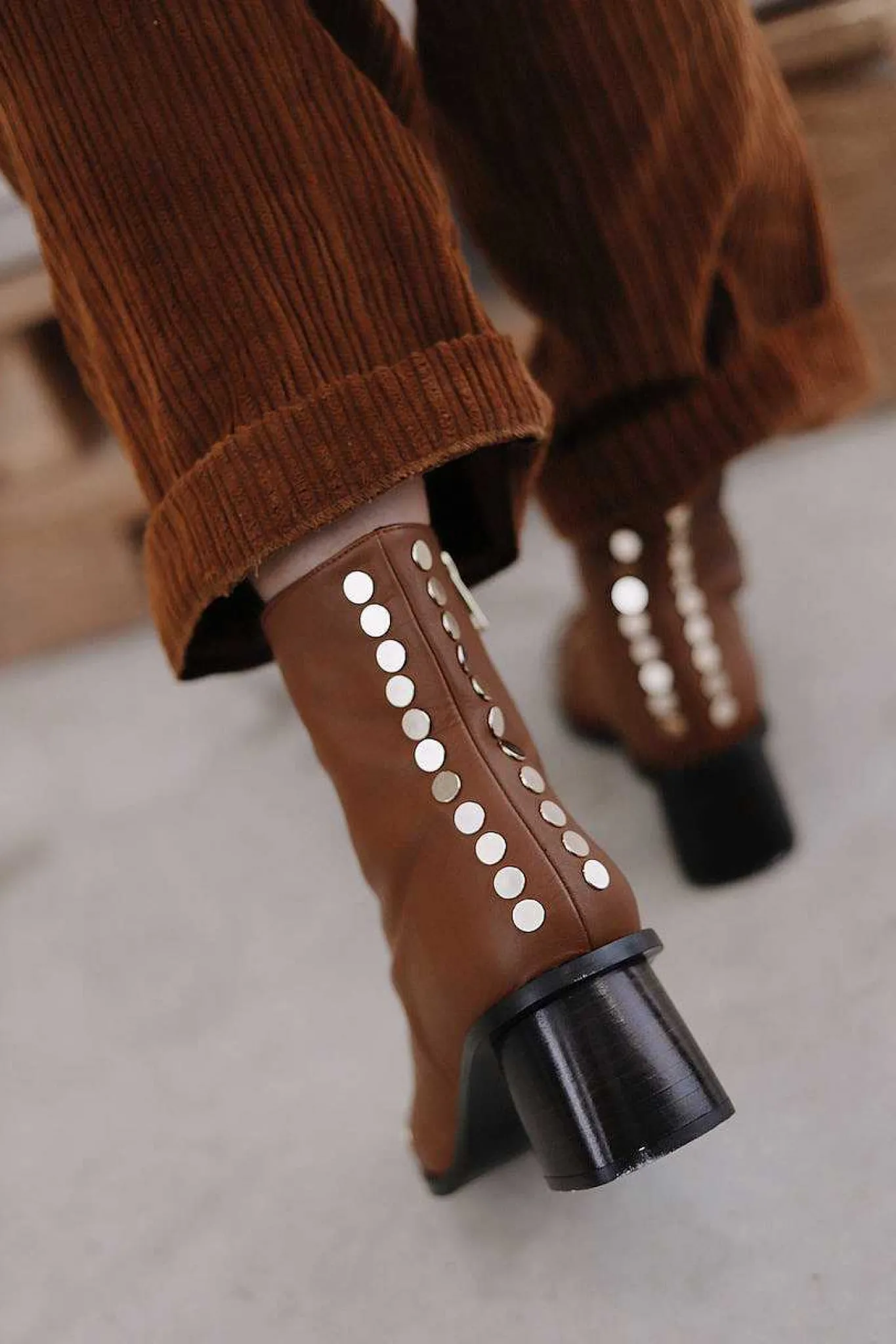 Mujer MICUIR Botines De Tacón-Filipa Boots Cuero 6Cm