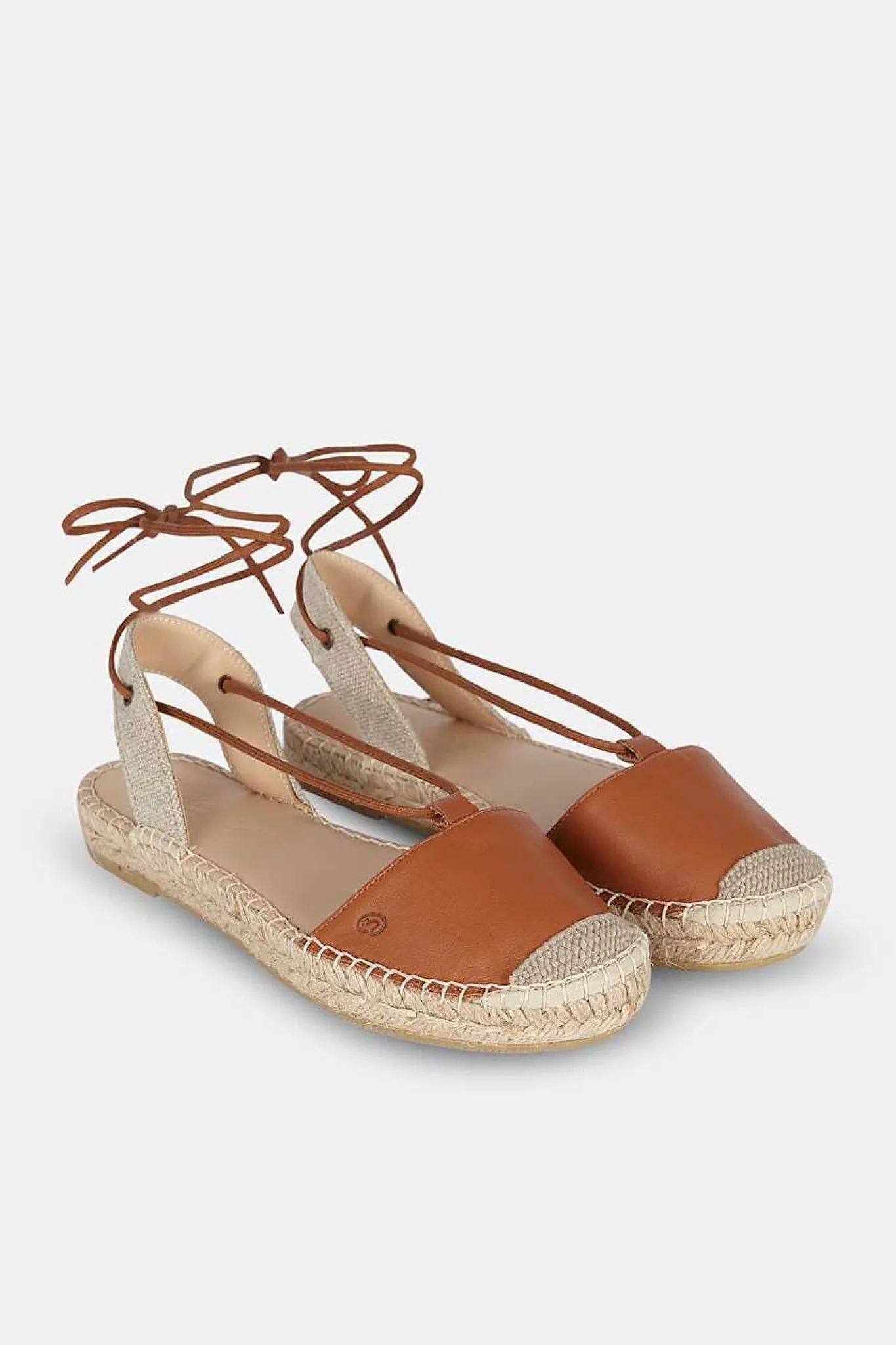 Mujer MICUIR Sandalias Esparto-Fornells Cuero 2Cm