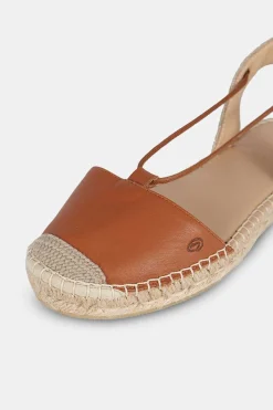 Mujer MICUIR Sandalias Esparto-Fornells Cuero 2Cm