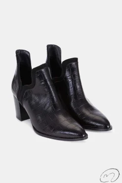 Mujer MICUIR Frida Boots-Frida Boots Coco Negro Tacón 7Cm