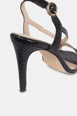 Mujer MICUIR Sandalias Tacón-Gadea Grabado Negro 9Cm