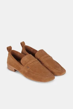Mujer MICUIR Mocasines Y Oxford-Garibaldi Ante Camel 2Cm