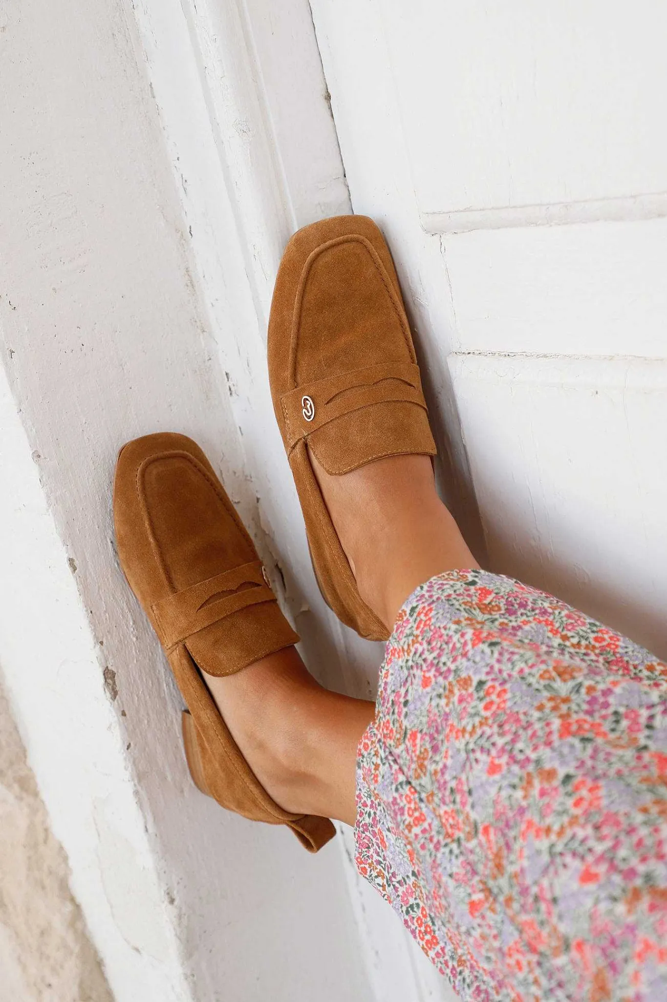 Mujer MICUIR Mocasines Y Oxford-Garibaldi Ante Camel 2Cm