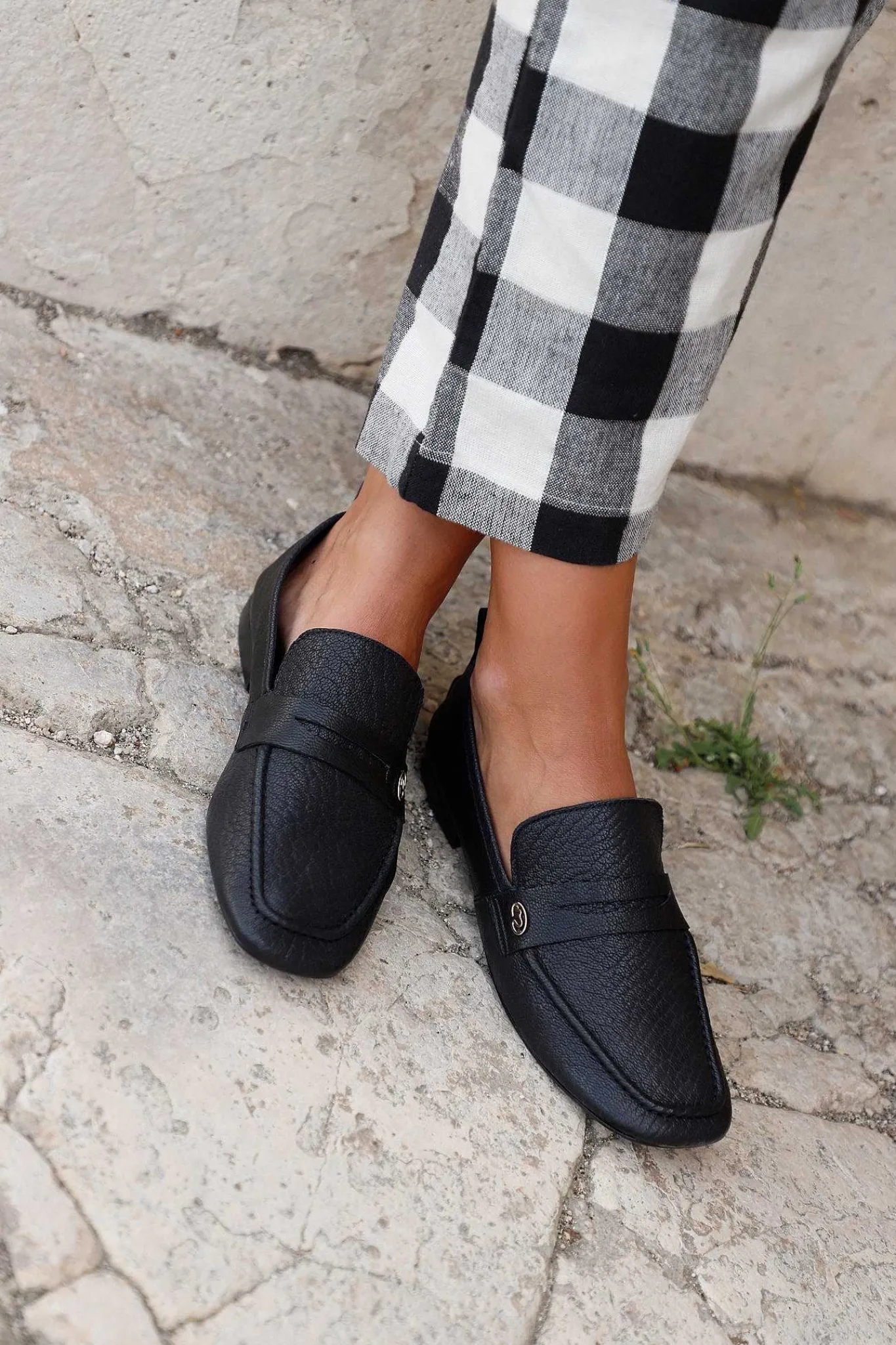 Mujer MICUIR Mocasines Y Oxford-Garibaldi Negro 2Cm