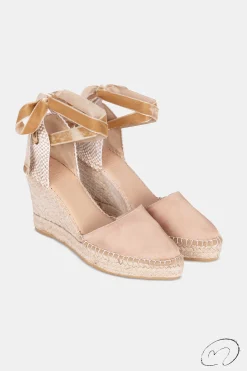 Mujer MICUIR Sandalias Plataforma-Hidra Saten Tofe 9Cm