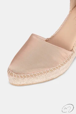Mujer MICUIR Sandalias Plataforma-Hidra Saten Tofe 9Cm