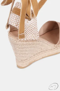 Mujer MICUIR Sandalias Plataforma-Hidra Saten Tofe 9Cm