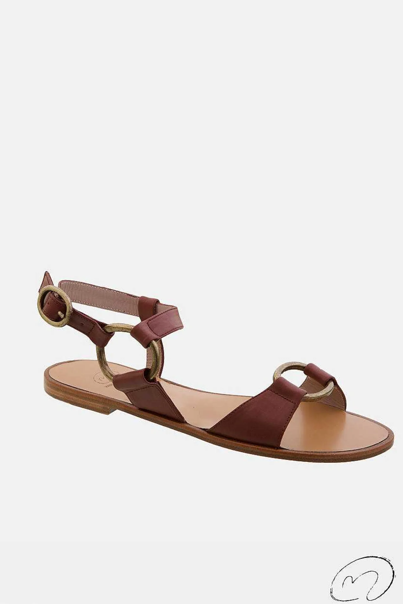 Mujer MICUIR Sandalias Planas-Itaca Cuero
