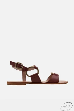 Mujer MICUIR Sandalias Planas-Itaca Cuero