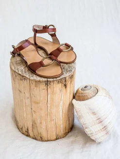Mujer MICUIR Sandalias Planas-Itaca Cuero