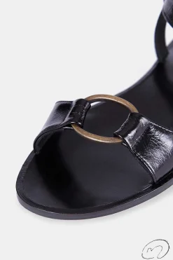 Mujer MICUIR Sandalias Planas-Itaca Negro