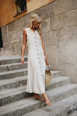 Mujer MICUIR Sandalias Planas-Itaca Snake Blanco