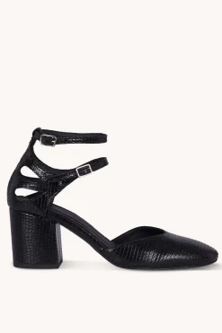 Mujer MICUIR Mary Jane-Maria Salon Negro Tacón