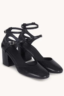 Mujer MICUIR Mary Jane-Maria Salon Negro Tacón