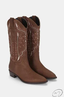 Mujer MICUIR Mestizo Boots-Mestizo Boots Avellana 3,5Cm