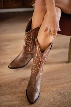 Mujer MICUIR Mestizo Boots-Mestizo Boots Avellana 3,5Cm